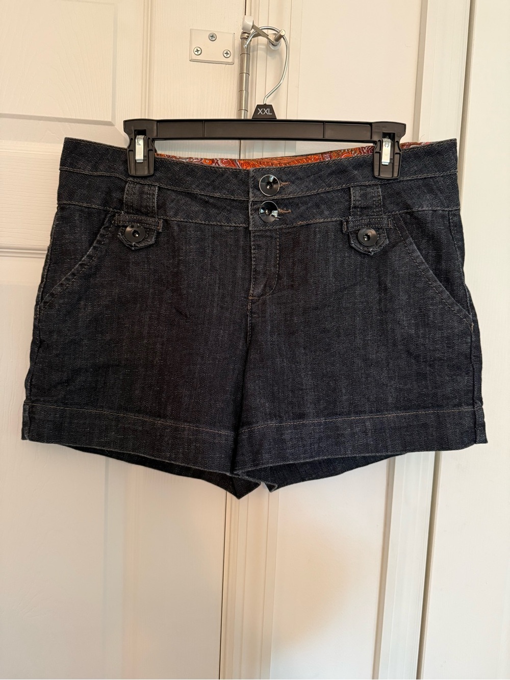 one 5 one Dark Wash Denim Shorts